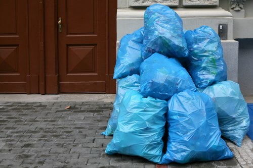 Sorted household items prepared for Bromley house clearance
